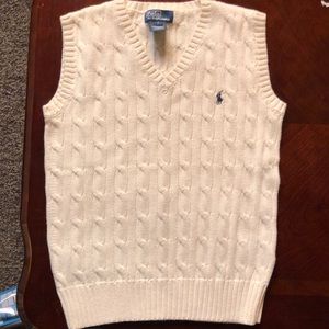 Ralph Lauren sweater vest.